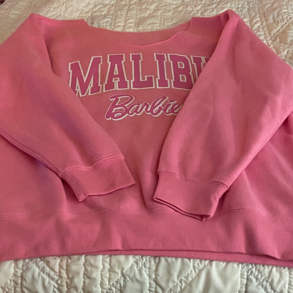 Barbie Malibu Pink fleece Sweatshirt